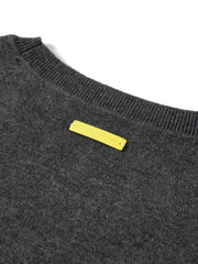 Women's Casual Detachable-Sleeve Knit Pullover