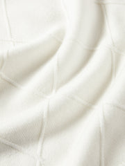 Women's Chanel-Style Diamond-Pattern Knit Cardigan