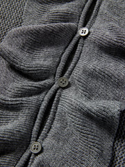 Women's Elegant Ruffle-Trim Knit Cardigan