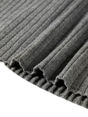 Women's Casual Lustrous Convertible Knit Cardigan