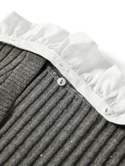 Women's Casual Lustrous Convertible Knit Cardigan