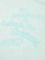 Women's Casual Gradient Letter-Print Cover-Up