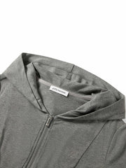 Women's Casual Hooded Slim-Fit Sweatshirt Jacket