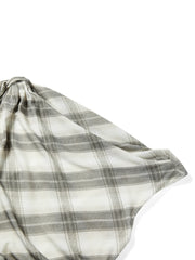 Women's French-Style Vintage Plaid Print Dress