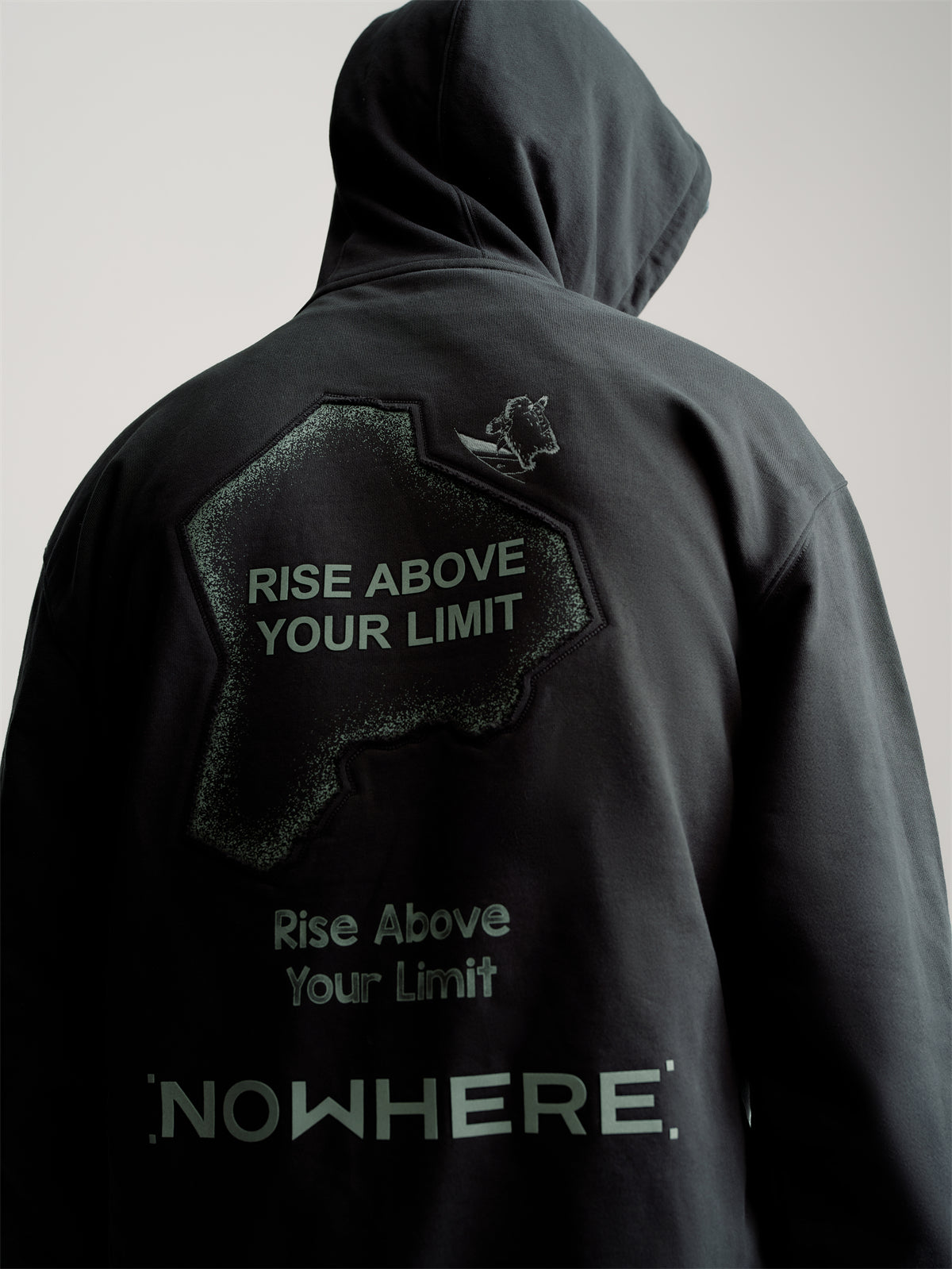 Men's Printed and Embroidered Hoodie