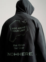 Men's Printed and Embroidered Hoodie