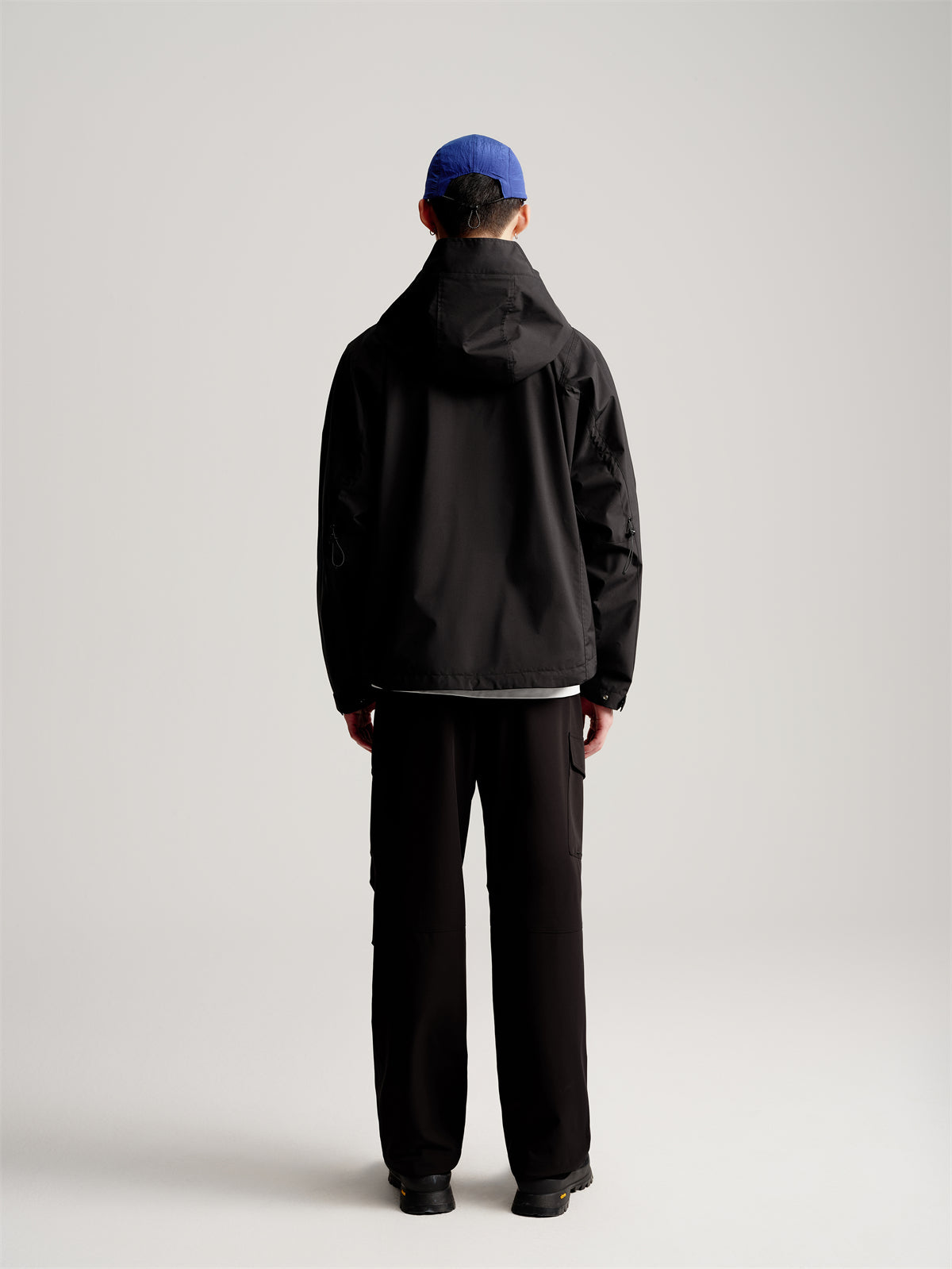 Men's Drawstring Outdoor Hooded Jacket