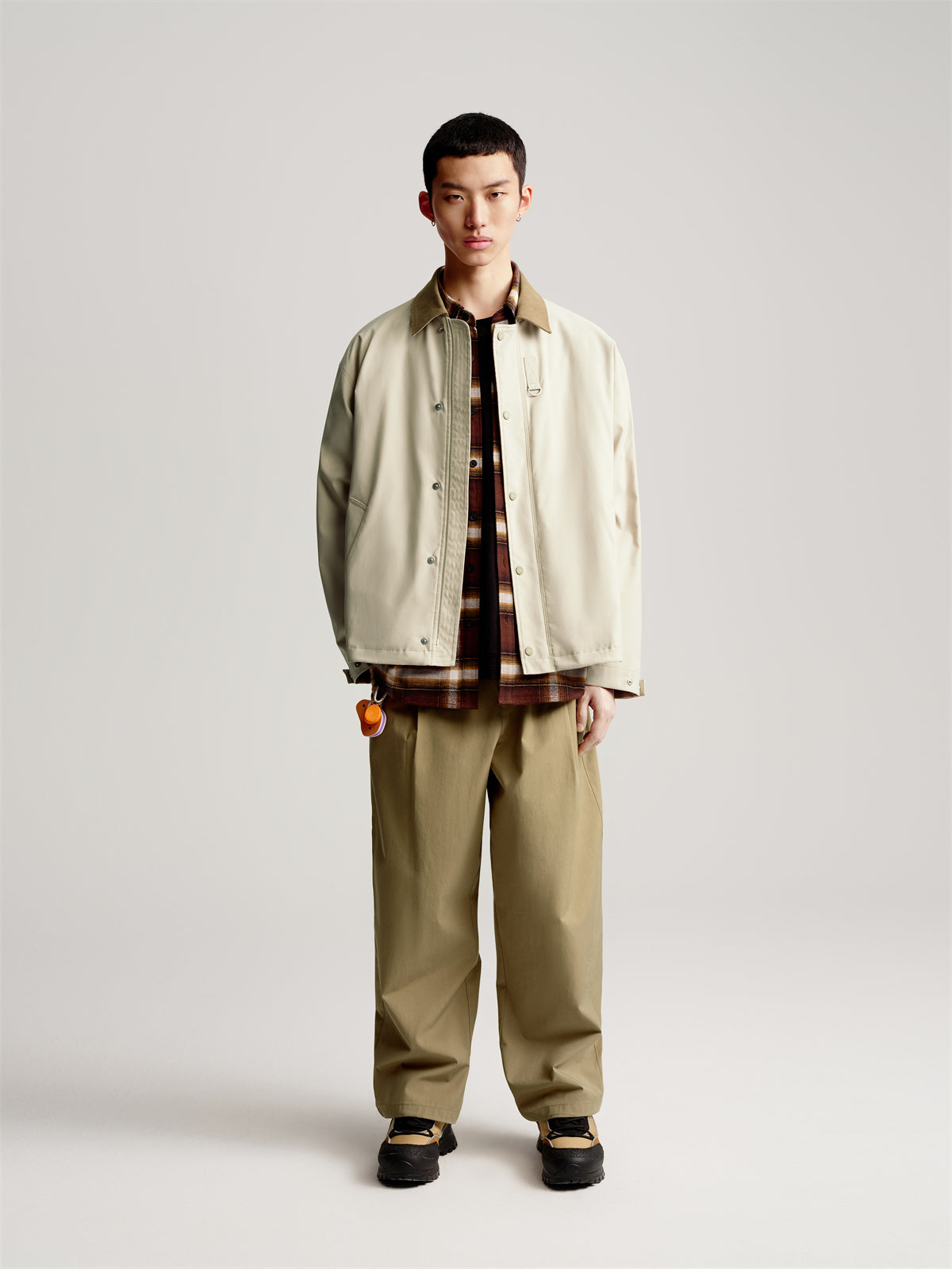 Men's Beige Barn-Style Jacket