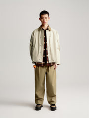 Men's Beige Barn-Style Jacket