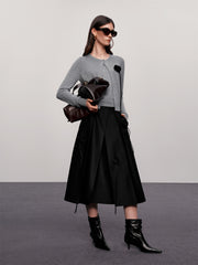 Women's Wool-Blend 3D Floral Elegant Cardigan
