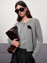 Women's Wool-Blend 3D Floral Elegant Cardigan