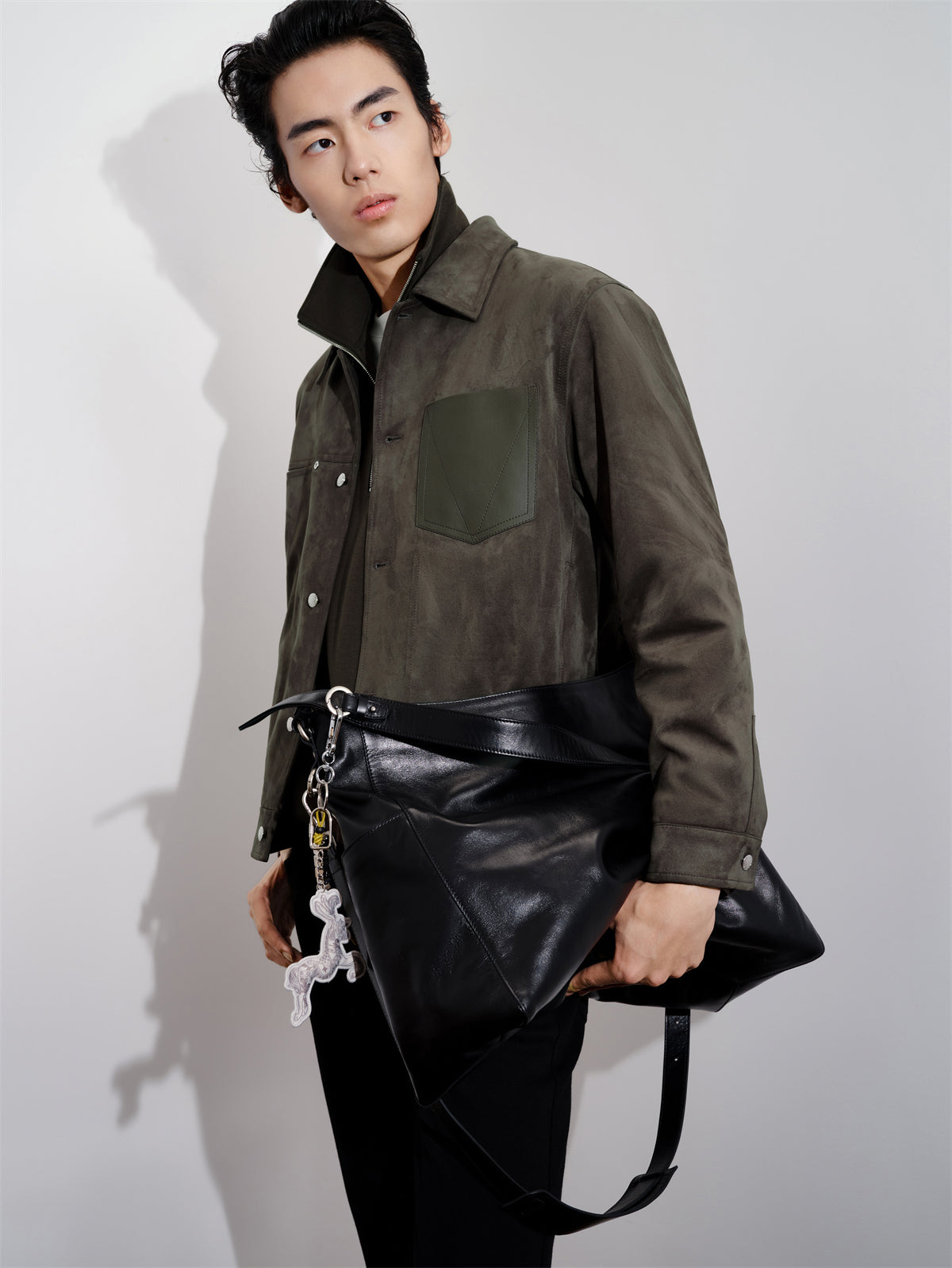 Men's Oversized Basic Pullover Sweatshirt