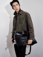 Men's Oversized Basic Pullover Sweatshirt