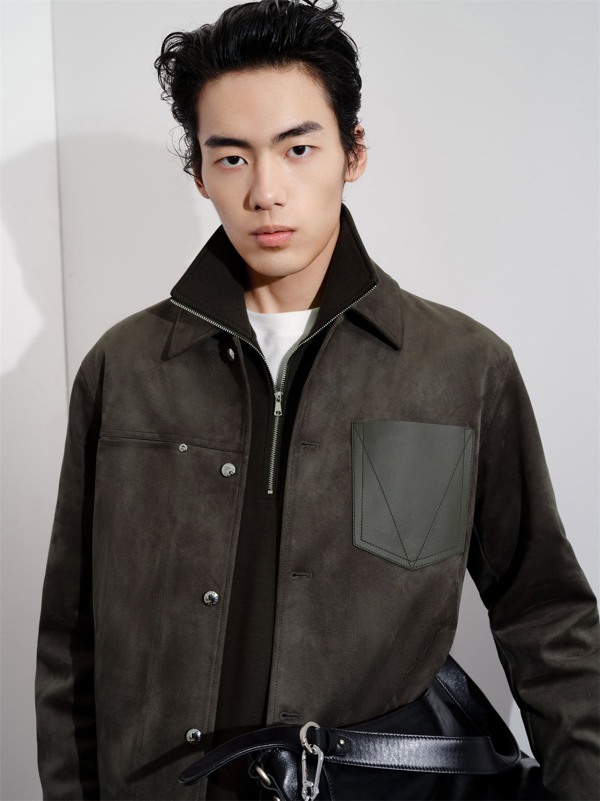 Men's Oversized Basic Pullover Sweatshirt