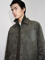 Men's Oversized Basic Pullover Sweatshirt
