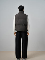 Men's Raw Indigo Washed Wide-Leg Jeans