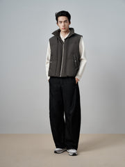 Men's Raw Indigo Washed Wide-Leg Jeans