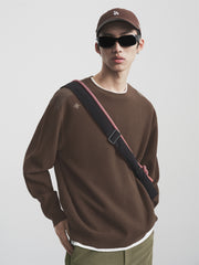 Men's Patch-Detail Pullover Sweater