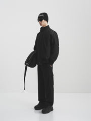 Men's Down Jacket with 3D Back Embroidery