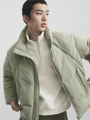 Men's Half-Zip Mock-Neck Fleece Sweatshirt