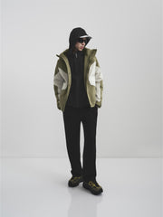 Men's Colorblock Bonded Water-Repellent Down Jacket