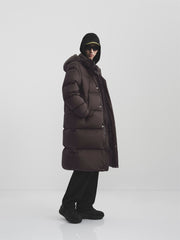 Men's Long Hooded Ultra-Warm Down Coat