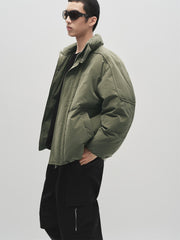 Men's Oversized Stand-Collar Puffer Jacket