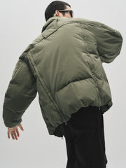 Men's Oversized Stand-Collar Puffer Jacket