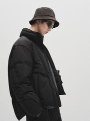 Men's Oversized Stand-Collar Puffer Jacket