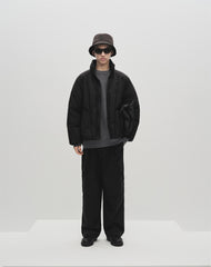 Men's Wide-Leg Cargo Pants with Drawstring Cuffs