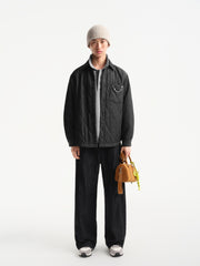 Men's Raw Indigo Washed Wide-Leg Jeans