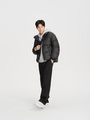 Men's Oversized Stand-Collar Goose Down Jacket