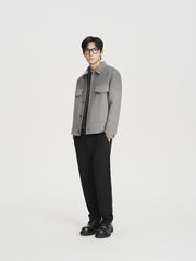 Men's Short Ombre Wool-Blend Jacket