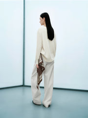 Women's Wool-Blend Oversized Knit Pullover