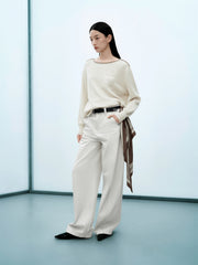 Women's Wool-Blend Oversized Knit Pullover