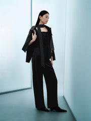 Women's Barrel-Leg Tailored Trousers