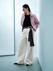 Women's High-Waist Oversized Curved-Leg Jeans