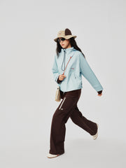 Women's Oversized Jacket with Hidden Hood