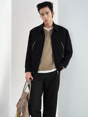 Men's Textured Jacquard Commuter Jacket