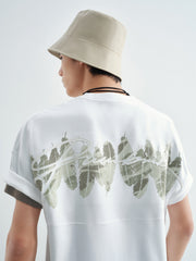 Men's Printed and Embroidered T-Shirt
