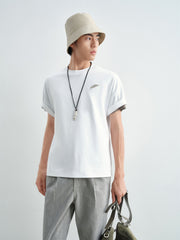 Men's Printed and Embroidered T-Shirt