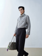 Men's Loose-Fit Denim Shirt