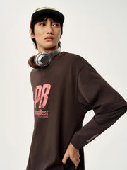Men's Crewneck Letter-Print T-Shirt