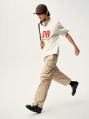 Men's Crewneck Letter-Print T-Shirt