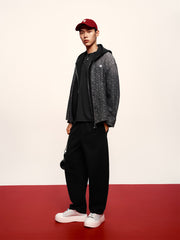 Men's Gradient Jacquard Long-Sleeve Shirt