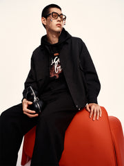 Men's Allover Jacquard Padded Jacket