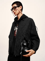 Men's Allover Jacquard Padded Jacket