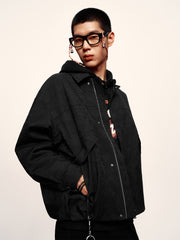 Men's Allover Jacquard Padded Jacket