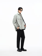 Men's Loose-Fit Denim Shirt