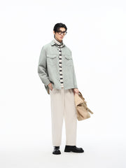 Men's Loose-Fit Denim Shirt